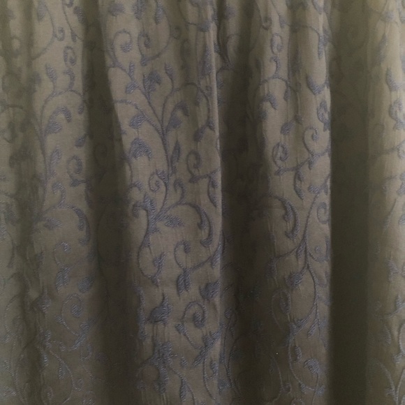 Blue Jacquard Skirt - Picture 2 of 3